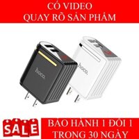 [FREESHIP] Cốc Sạc điện thoại HOCO C39 Có Led 2 cổng sạc siêu nhanh 009