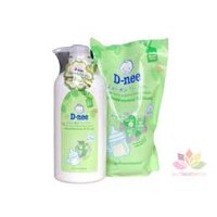 [FREESHIP] combo 1 chai + 1 túi nước rửa bình sữa Dnee