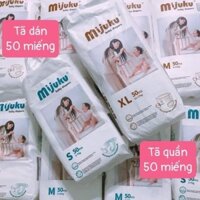 FREESHIP ( combo 100 miếng ) Tã Bỉm mijuku ♥️ dán / quần đủ size S M L Xl XXl
