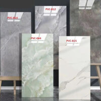 freeship COMBO 100 tấm miếng dán tường phủ nhựa PVC 3D kích tấc 60x30cm tráng nhôm mặt sau xốp dán ốp tường pvc