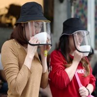 Freeship  - Combo 2 mũ có kính chắn bụi mịn