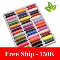 Freeship Combo 39 cuộn chỉ nhiều màu
