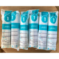 (FREESHIP) Combo 6 lõi lọc số 1 - Pp 5micron Lifotec của karofi chính hãng - máy lọc nước R.O, lõi số số 1 lifotec