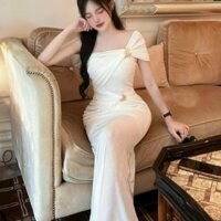 [Freeship] Đầm body cúp - Đính 2 tab bướm siêu xinh (Sẵn mút) TSSB0220