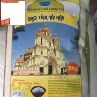 Freeship, date mới nhât (5kg) Gạo Tám Hải Hậu