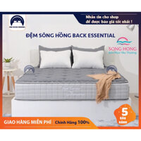 [FreeShip] Đệm Bông Tinh Khiết Sông Hồng Back Essential gập 2 Hàng Chính Hãng