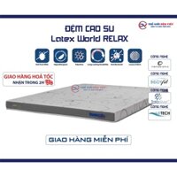 [FreeShip] Đệm Cao Su Dunlopillo Latex World Relax - Dày 10cm
