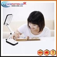 FREESHIP Đèn Bàn Để Học 24 LED Có Pin Sạc KM-6668C Rất Sáng (Chính Hãng)