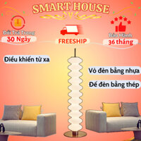 (FREESHIP) Đèn Cây Decor, Đèn Sàn Phòng Khách, Đèn Cây Đứng Milano Khối Sóng Nhiều Màu Ánh Sáng