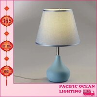 [FREESHIP] Đèn ngủ để bàn thân hợp kim POC MB-8956 Đèn bàn chao vải kiểu dáng đơn giản tinh tế