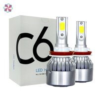[FREESHIP]  Đèn Pha Led C6 H4 H7 H11 9012 9004 Cho Xe Ô TÔ | Led C6 Chất Lượng | Đèn Led C6 Loại Tốt Nhất