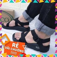 FREESHIP -  Dép Sandal Chaco đế cứng không nhăn dây kéo rút