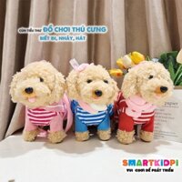 [FREESHIP] Đồ chơi chó bông hát tiếng Việt tiếng Anh lắc mông, thú bông tiểu thư, Mèo bông