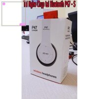 [Freeship đơn 50K] Tai Nghe Chụp Tai  P47S - Kết Nối Bluetooth - Nghe Được Thẻ Nhớ - Có Cổng Kết Nối 3.5mm | 16001