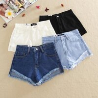 FREESHIP ĐƠN 99K_ Quần đùi jeans nữ lưng cao thời trang cá tính