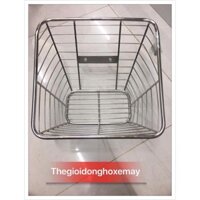 FREESHIP ĐƠN 99K_Rổ inox 304 10 li xe máy Sirius FI sọc ngang