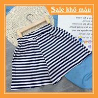 [Freeship Extra] Quần Đùi Sọc Nữ Thun Cotton Thể Thao MS300