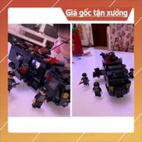FreeShip FreeShip [500 CHI TIẾT] Bộ Đồ Chơi Lắp Ráp Xếp Hình LEGO Xe Cảnh Sát, Máy Bay Chiến Đấu, RoBot Biến Hình