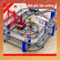FreeShip FreeShip [73CT] Bộ Lắp Ghép Xe Lửa/ Đường Ray - Hỗ Trợ Phát Triển Trí Tuệ Cho Bé – Nhựa POLIME