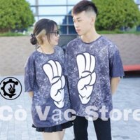 FREESHIP FREESHIP Áo Phông Thun Loang Bàn Tay Ma Thuật- Ảnh Thật Tại Cò Vạc Store