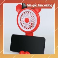 FreeShip FreeShip Quạt Cầm Tay Hình Thú Cưng ( Quạt Mini Thú Cưng ) – Có Đèn LED , Pin Dùng 4h Liên Tục 2020