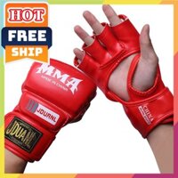 FREESHIP🎁 Găng tay đấm bốc hở ngón 02 ⚡giá rẻ⚡ Găng tay MMA hở ngón