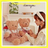 [Freeship] Gấu Bông Teddy Head Couple Đáng Yêu Thú Nhồi Bông Gấu Teddy Bé Trai Và Bé Gái
