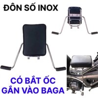 [FREESHIP] Ghế ngồi xe máy số , ghế đôn số inox , GHẾ ĐI XE MÁY SỐ AN TOÀN CHO BÉ  HONDA , WAVE , FUTURE ,BLADE,DREAM ,