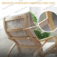 (FREESHIP) Ghế Poang Thư Giãn, Ghế Lười Thư Giãn, Ghế Bập Bênh Có Đôn Êm Ái Ngồi Thoải Mái