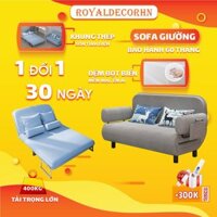 [FreeShip] Ghế Sofa Giường Gấp Gọn Thông Minh ROYALDECORHN Giường Gấp Gọn Chân trụ chắc chắn, Ghế Giường Rộng 1.2m