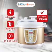 [FREESHIP - GIA DỤNG CAO CẤP] - Nồi áp suất Osaka IPD05GE - Hầm thịt không cần cho nước