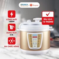 [FREESHIP - GIA DỤNG CAO CẤP] - Nồi áp suất đa năng Osaka IPD06GE 06 Lít