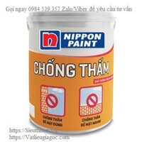 [FREESHIP]+[GIÁ SỈ] Sơn chống thấm NIPPON WP 100, 1 kg, Màu ghi