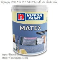 [FREESHIP]+[GIÁ SỈ] Sơn nội thất kinh tế NIPPON MATEX, 5 kg, Màu pha