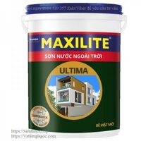 [FREESHIP]+[GIÁ SỈ] Sơn nước ngoại thất MAXILITE ULTIMA Bề mặt mờ - LU2 - 5 lít