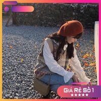 Freeship- Giảm giá siêu sốc] Áo len gile nữ thổ cẩm phong cách hàn quốc