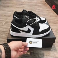 [FREESHIP] Giày Jd 1 đen trắng cổ thấp, giày sneaker  jodan  1 đen trắng thấp cổ , giày thể thao hot trend 2022