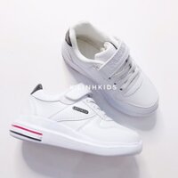 [FREESHIP] Giày trắng đế viền đỏ đen