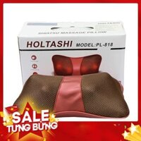 Freeship Gối mát-xa hồng ngoại Holtashi PL 818