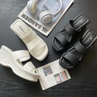 [Freeship] Guốc xuồng dép cao su non nhựa đi nước cao 6 - 7 phân