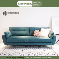 [FREESHIP HÀ NỘI] Ghế Văng Sofa Nỉ H2 Decor Dành Cho 3 tới 5 Người Ngồi phong cách Bắc Âu