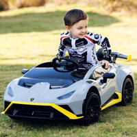 [Freeship Hà Nội] Ô tô điện đồ chơi Drift 360 SMT 555 bản quyền Lamborghini Huracan STO tự lái và điều khiển từ xa