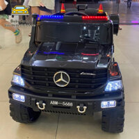 [Freeship Hà Nội] Ô Tô Điện MERCEDES ABM 5688 Cứu Hỏa, 2 Chỗ 4 Động Cơ, Tải Trọng 70KG, Còi Hú, Đèn Nháy, Có BlueTooth