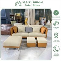 [FREESHIP HÀ NỘI]Ghế Sofa da văng U cao cấp MH02 của M.A.Y SOFA cho phòng khách,nhận làm kích thước màu sắc theo yêu cầu