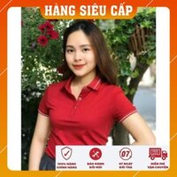 [FREESHIP - HÀNG CAO CẤP] Áo Phông Polo Pima Nữ YODY ĐỎ + TÍM THAN