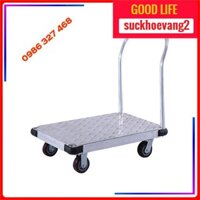 [FreeShip - Hàng Cao Cấp] Bánh Xe Đẩy Công Nghiệp, Xe Đẩy Hàng 4 Bánh 500kg Maxkiwi