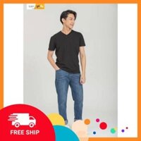 [FREESHIP-HÀNG CHÍNH HÃNG]  Áo Nam Cổ Tim - Trắng + Đen + Tiêu Tẩy