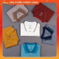 [FREESHIP - HÀNG CHÍNH HÃNG] Áo _thun _cá _sấu/ Áo _thun _nam _có _cổ Polo mắt chim phối bo ĐỎ + TRẮNG