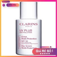 Freeship - Hàng Chính Hãng  Kem chống nắng Clarins 30ml Mỹ Phẩm Real Siêu Cấp
