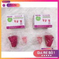 Freeship - Hàng Chính Hãng  Cốc nguyệt san Saforelle các size Mỹ Phẩm Real Siêu Cấp